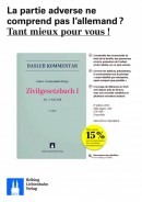 La partie adverse ne comprend pas l’allemand ? Tant mieux pour vous !