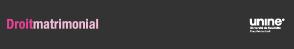 Droit matrimonial